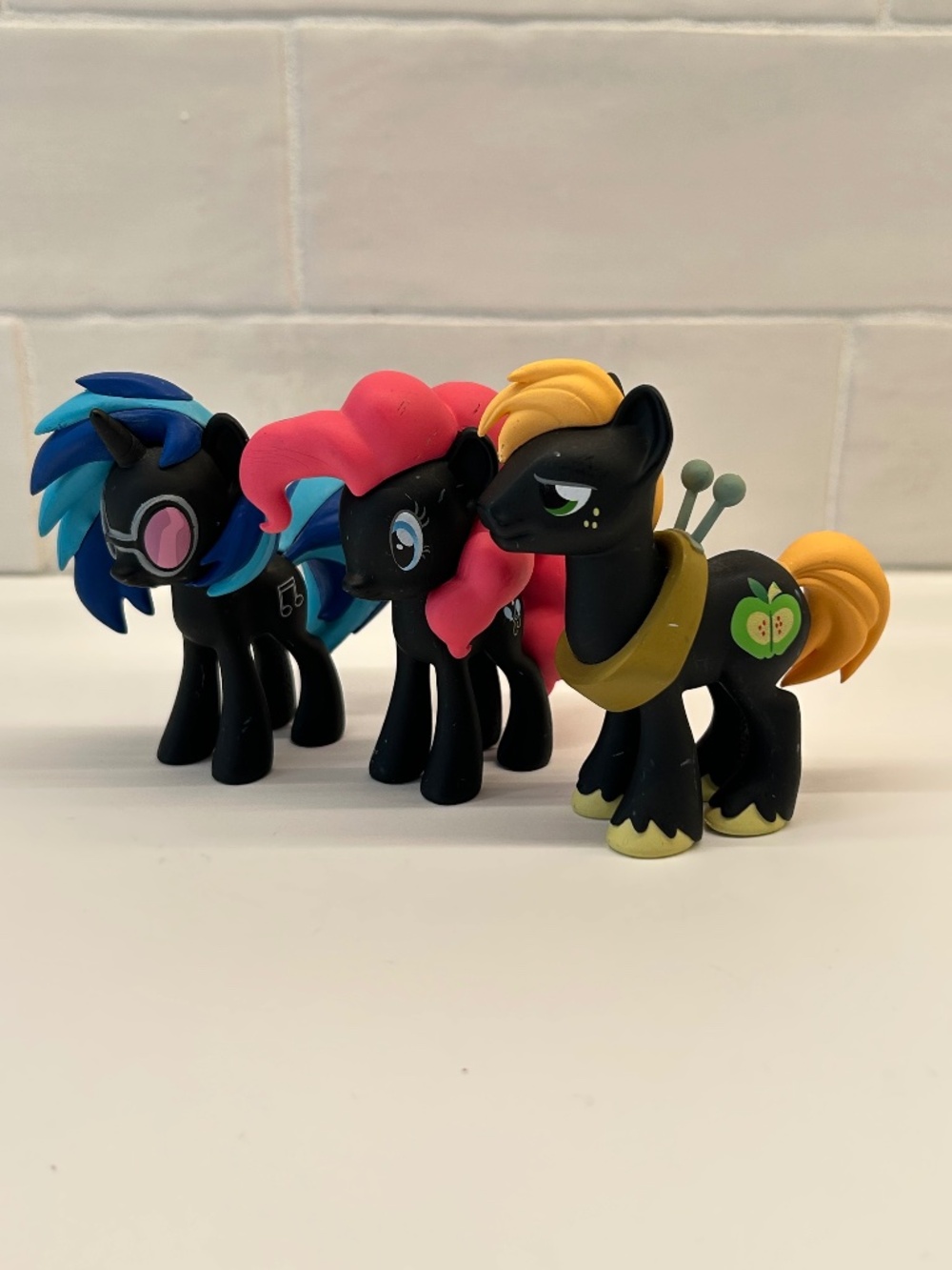 Funko My Little Pony Mystery Minis Set Of Three Big Mac Pinkie Pie DJ Pon (OA2)